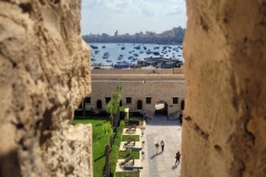 widok z Cytadeli na Aleksandrię