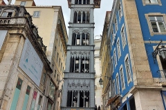 Zabytkowa winda widokowa Elevador de Santa Justa