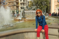 Fontanna Neptuna na Plaza de la Virgin